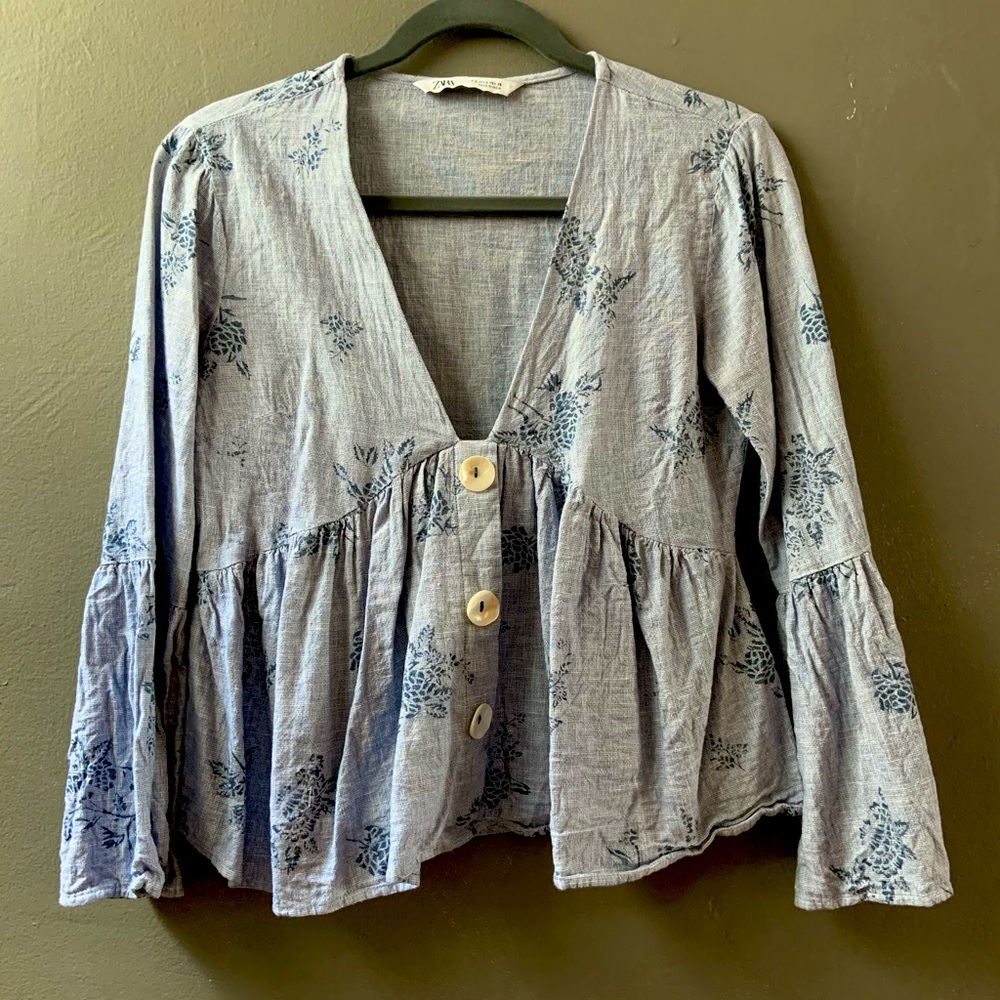 Zara Floral Top